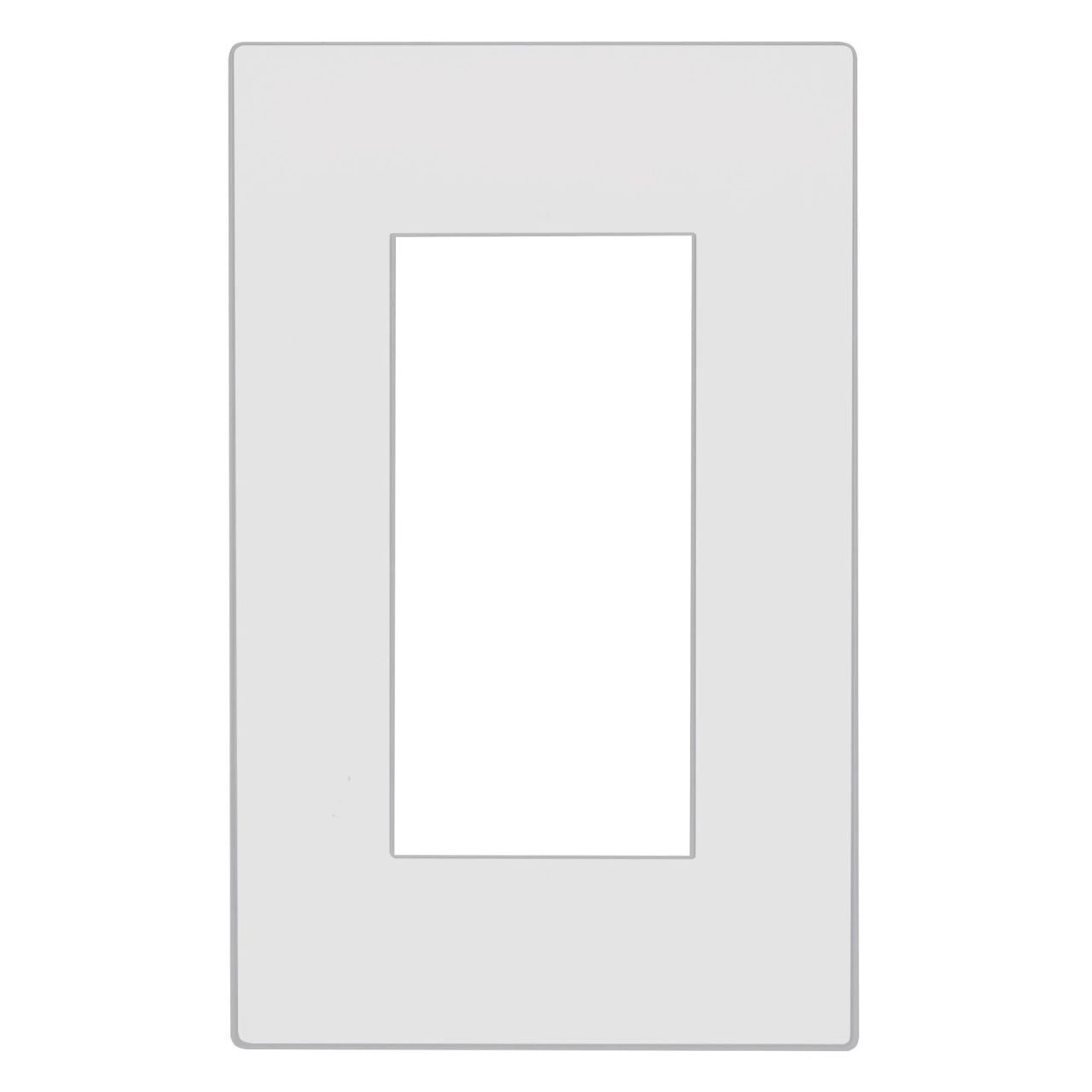 Trend Line Aufputz-Steckdose Tapetenschoner 2-fach transparent 2x – Bild 4 von 4