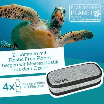 neoxx Schreibgeräteetui Schlamperbox, Catch, Wool the World, aus recycelten PET-Flaschen