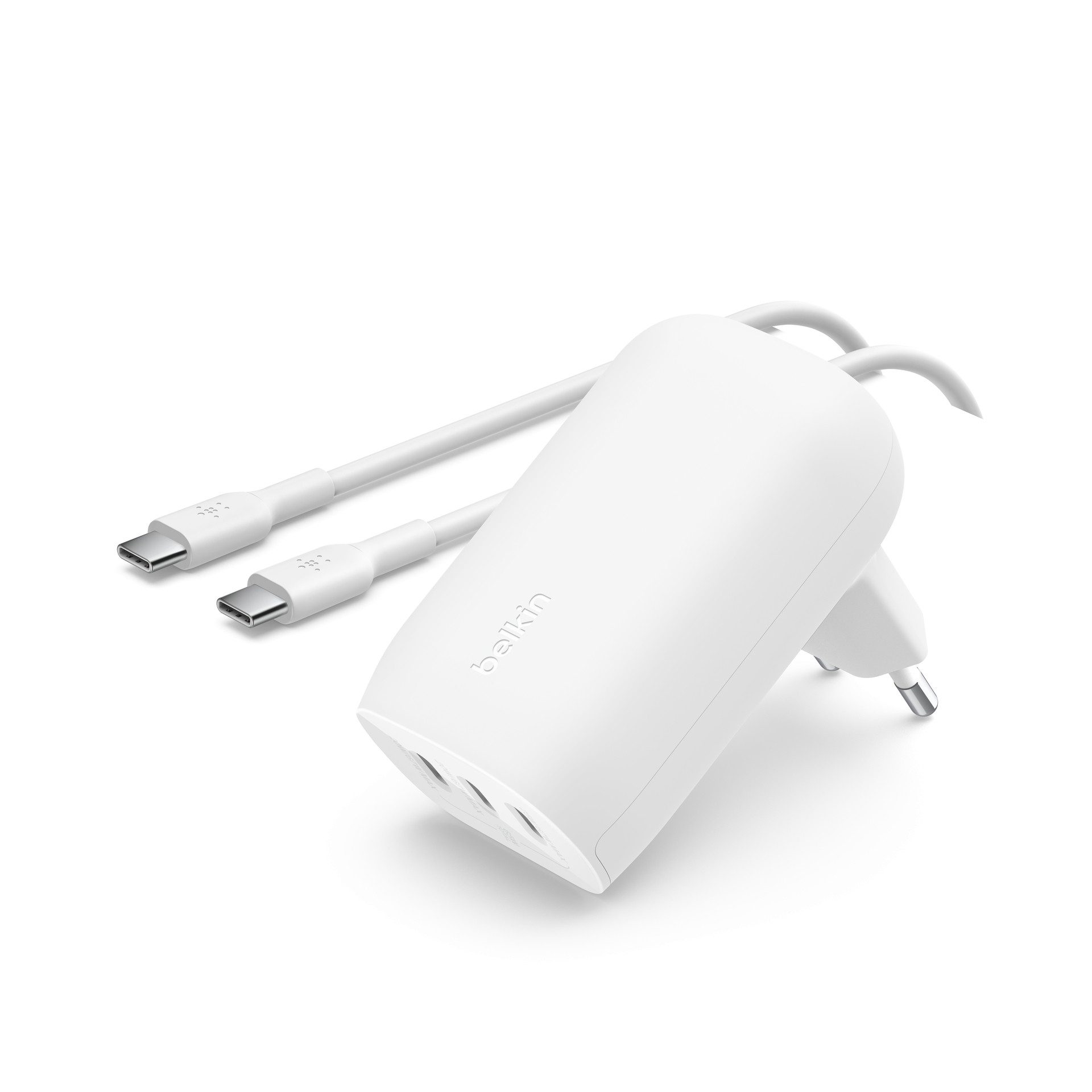 Belkin BOOST CHARGE 67W Ladegerät mit 3x USB-C, inkl. Kabel USB-Ladegerät