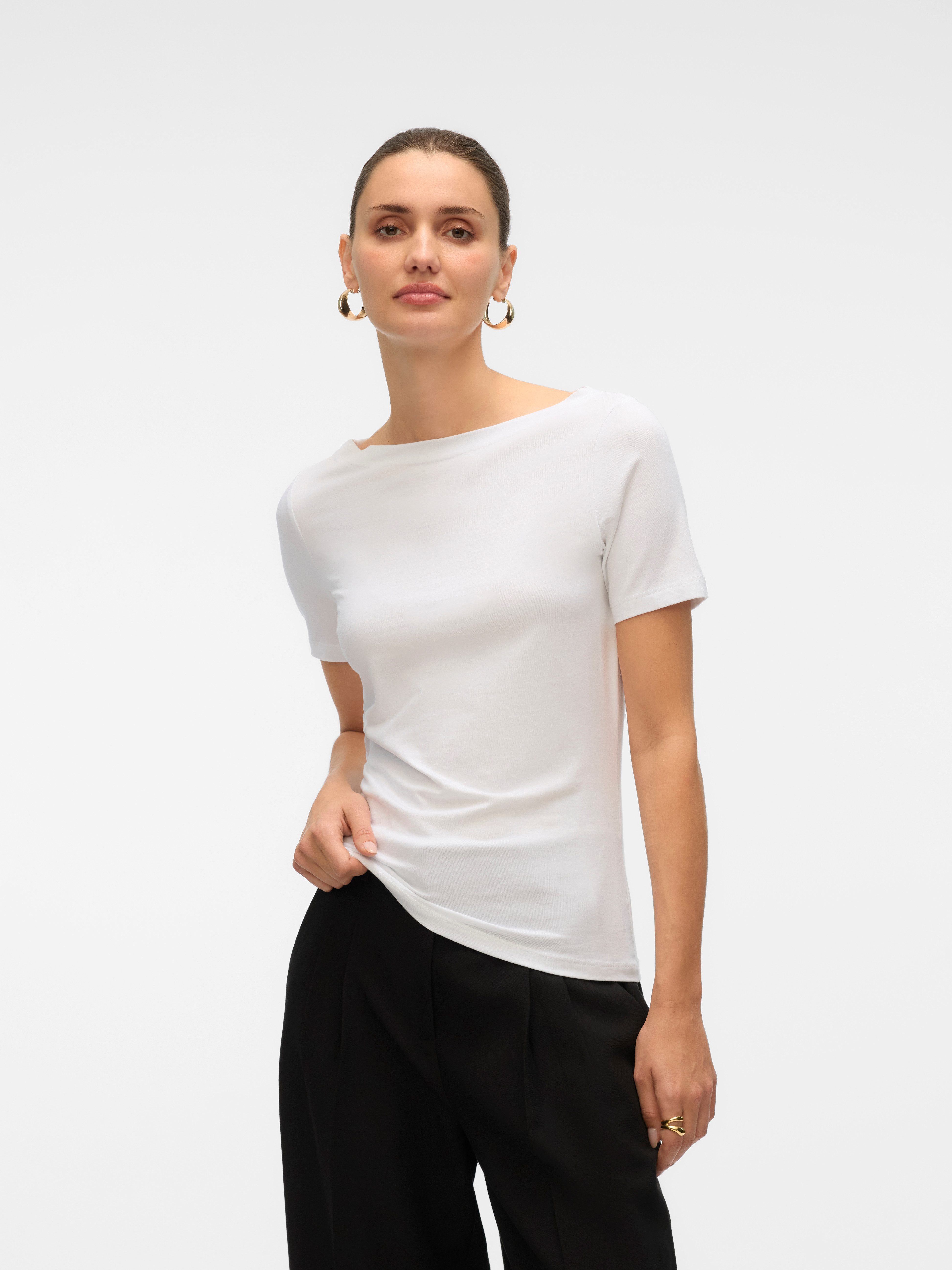 Vero Moda Kurzarmshirt VMPANDA MODAL S/S TOP NOOS günstig online kaufen