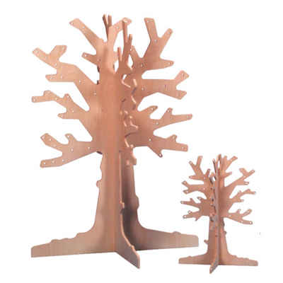 EDUPLAY Lernspielzeug Jahresthemen Laubbaum aus Birkenholz, klein 50cm