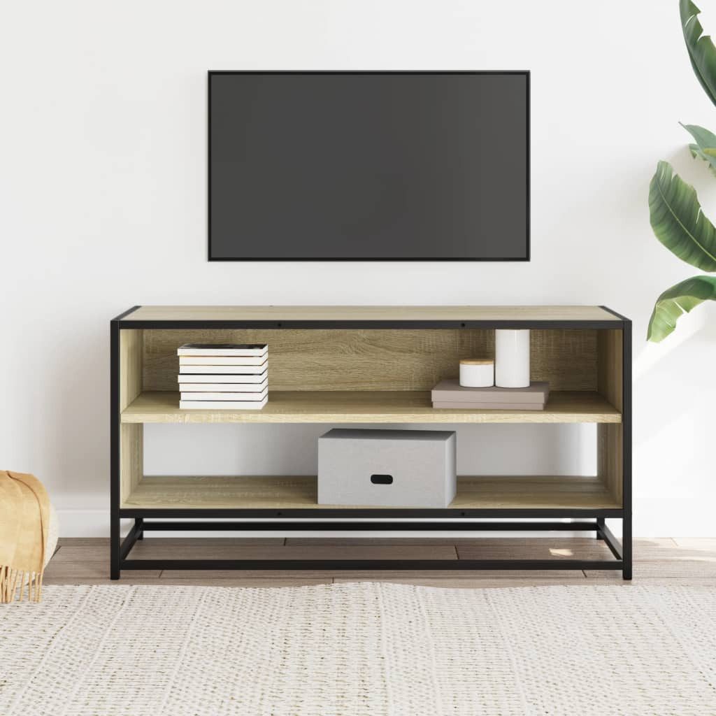 vidaXL TV-Schrank TV-Schrank Sonoma-Eiche 91x40x46 cm günstig online kaufen
