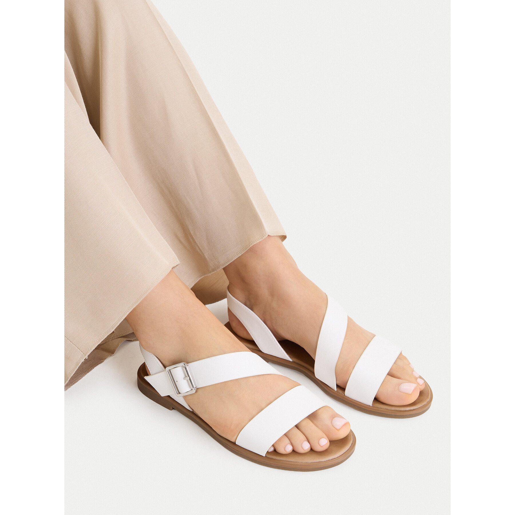 Jenny Jenny Damen-Sandalen Weiß Sandale