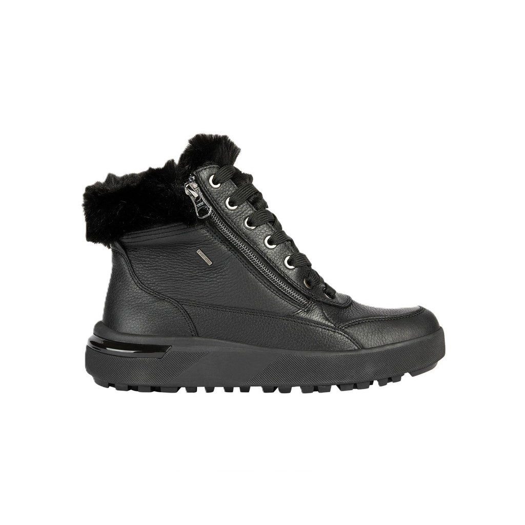 Geox Winterschuhe Dalyla B ABX (wasserdicht, wärmendem Futter) schwarz Winterstiefel