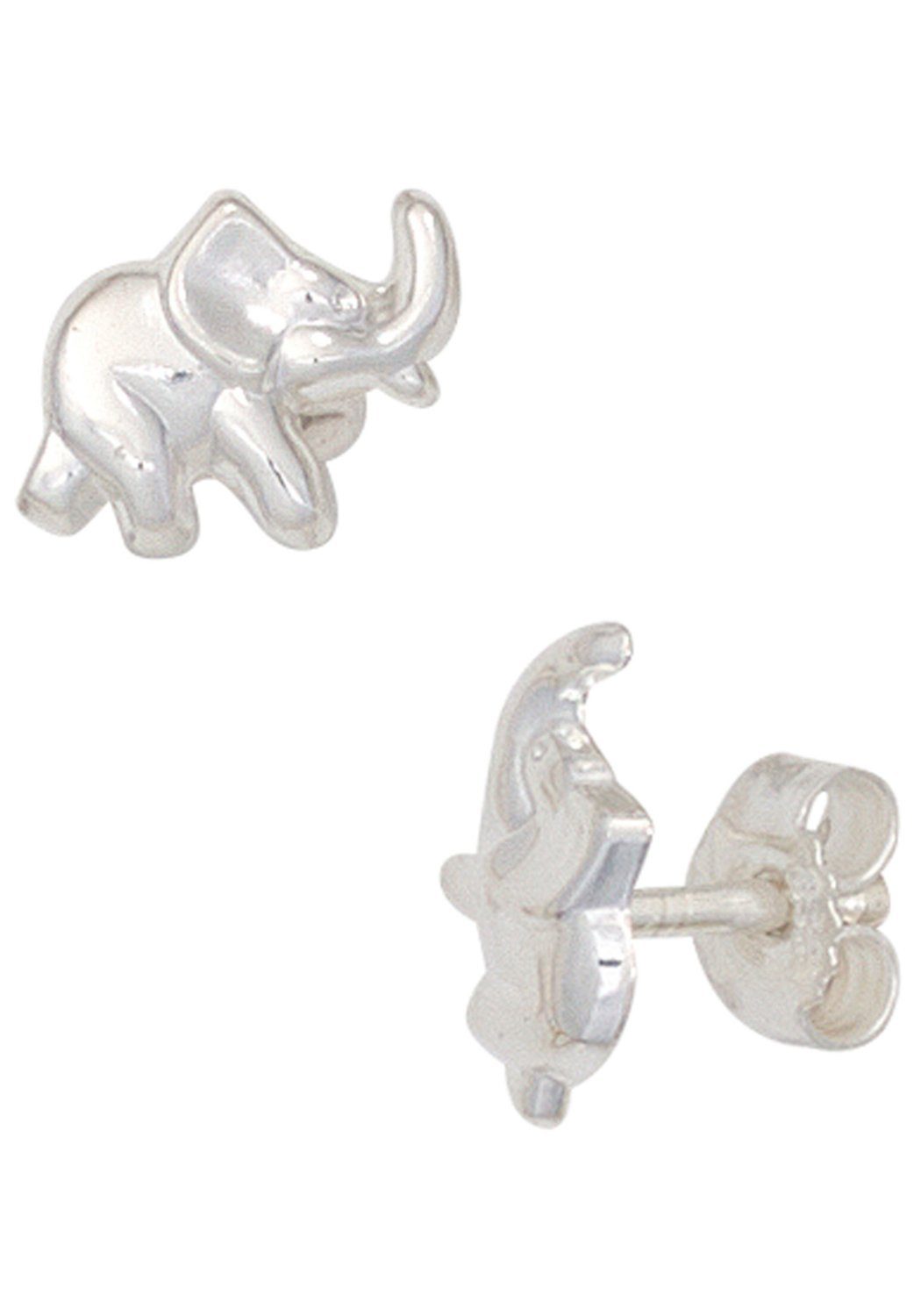 JOBO Paar Ohrstecker Elefant, 925 Silber
