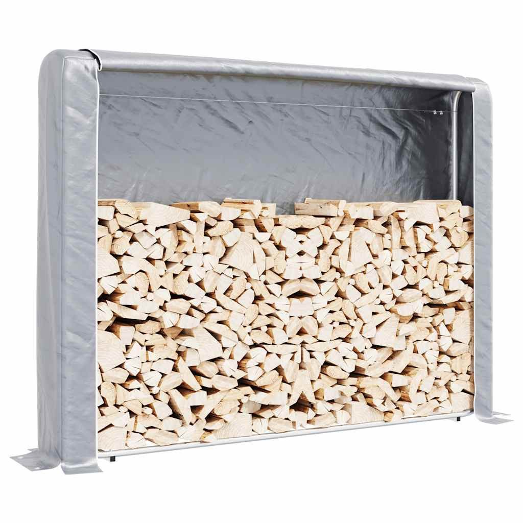 vidaXL Kaminholzregal Brennholzregal mit Regenschutz 200x25x150 günstig online kaufen
