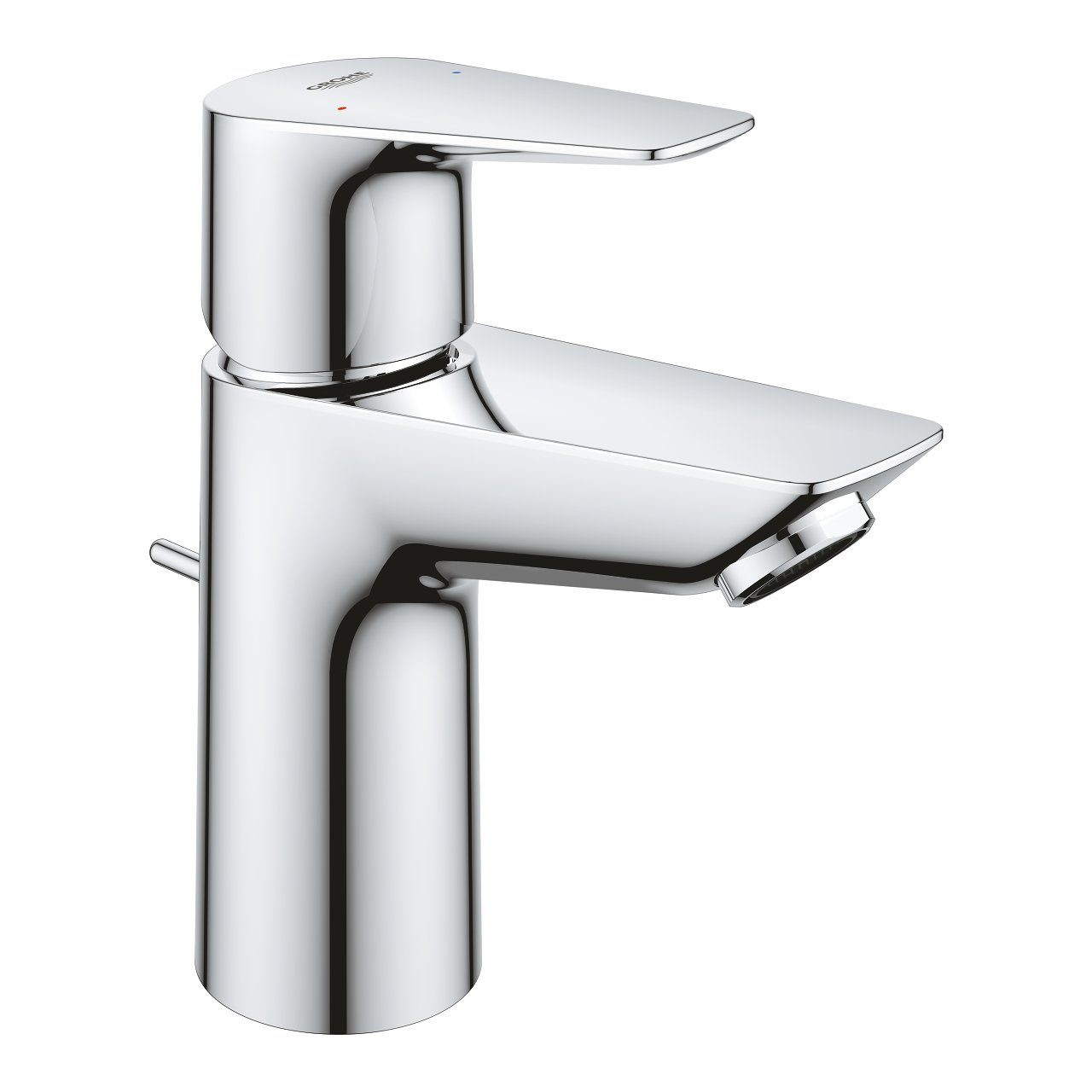Grohe Waschtischarmatur Grohe Waschtischarmatur Einhebelmischer BauEdge 23328001 (Mit Zugstangen-Ablaufgarnitur) 23328001