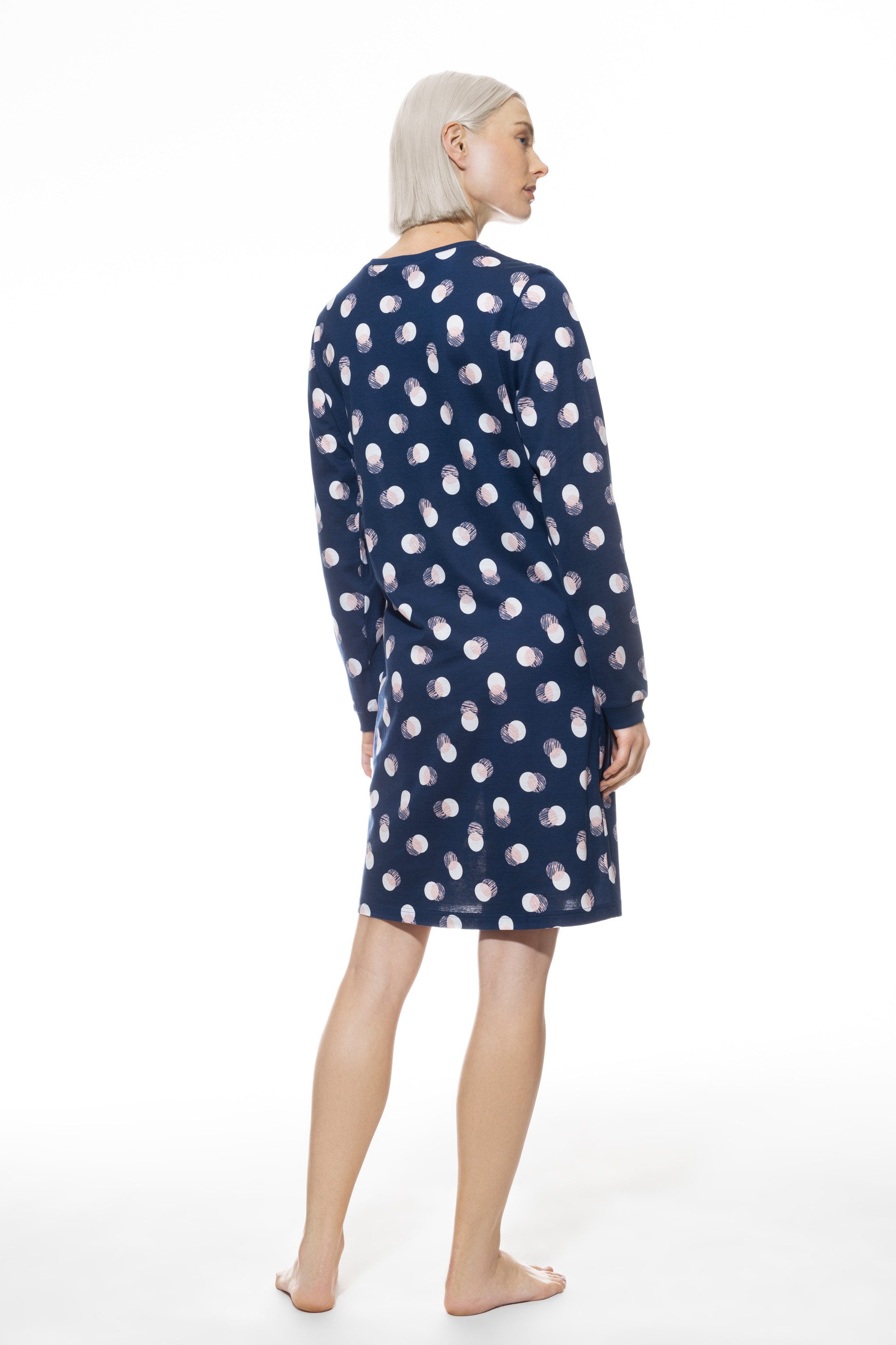 Mey Nachthemd Scribbled Dots mit Allover-Punkte-Print