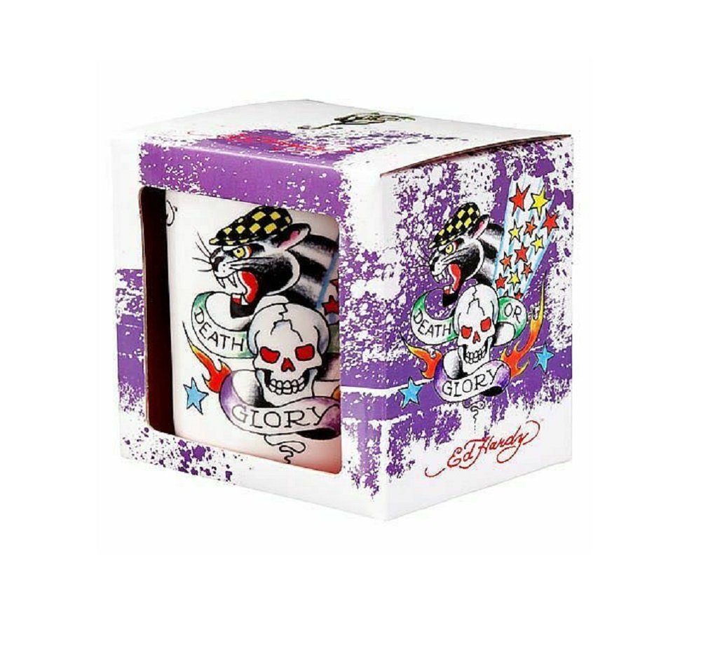 Ed Hardy Tasse Ed Hardy - Tasse Kaffeetasse, Death or Glory, 25208, Porzellan