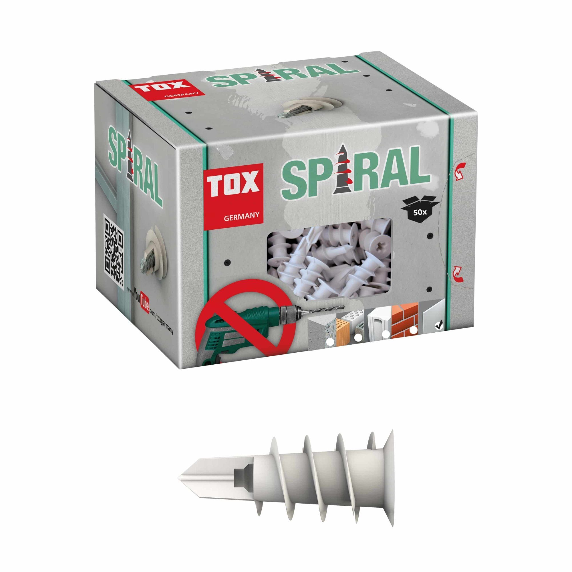 Plus Gipskartondübel Spiral TOX-DÜBEL-TECHNIK TOX Spiral 32 Universaldübel,