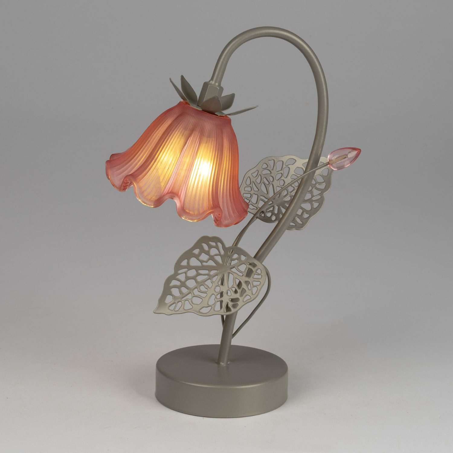 formano Tischleuchte Blume, LED, Mit Timerfunktion, Rosa, Blume, H: 30cm
