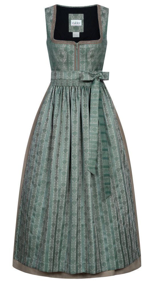 Dirndl Dirndl Lang Aurora in Salbei Grün von Nübler