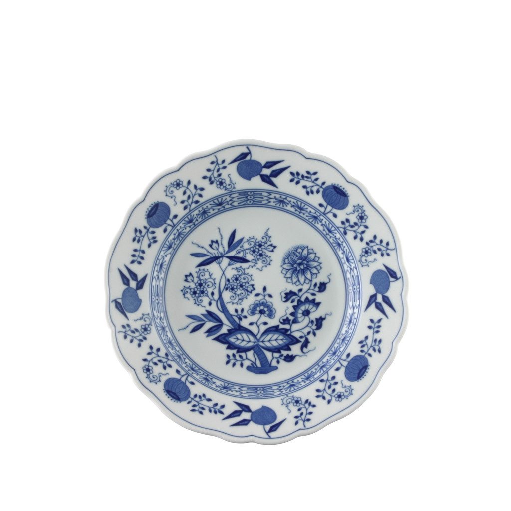 Hutschenreuther Frühstücksteller Hutschenreuther Blau Zwiebelmuster Frühstücksteller, Porzellan