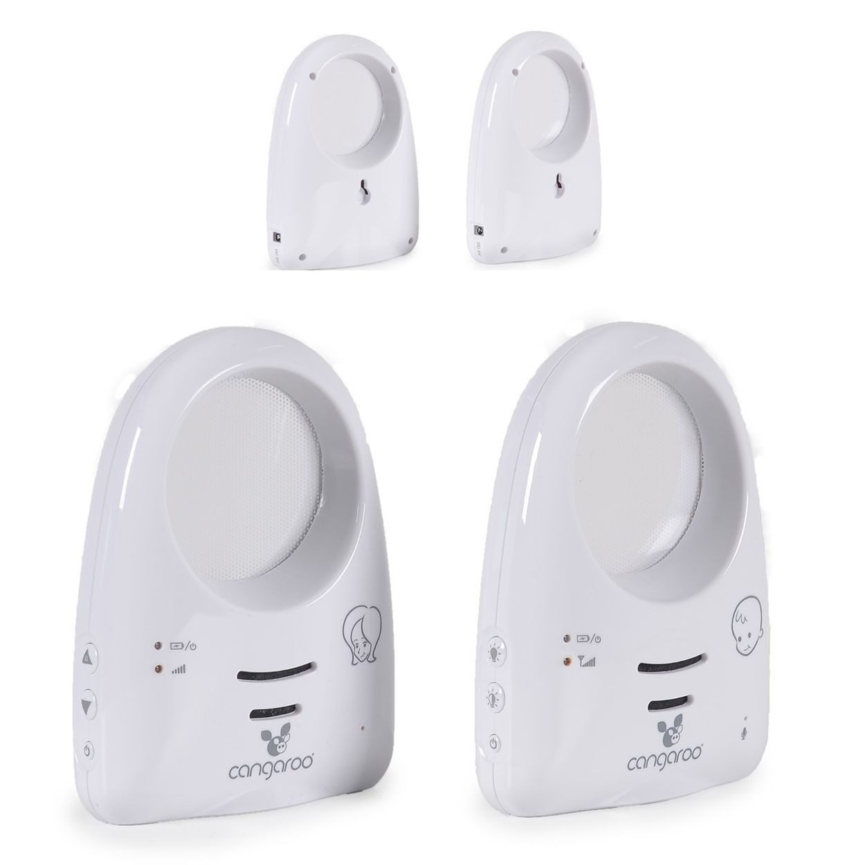 Cangaroo Babyphone Harmony, 2-Wege-Kommunikation, Lautstärkeregelung, 2,4 GHz Digital- Babyphone