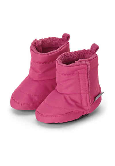 Sterntaler® Baby-Schuh Outdoorschuh (1-tlg) Bequeme Krabbelschuhe - Babyschuh Mädchen - Flexible Schuhe Baby - Baby Ballerinas rutschfeste Sohle - Stoffschuhe Winter wasserabweisend uni