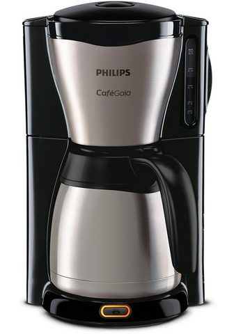 Philips Kavos virimo aparatas su filtru Gaia HD7546/20 Viva Collection 12l Kavinukas Papierfilter 1x4 su Thermokanne Tropfstopp ir Abschaltfunktion silber
