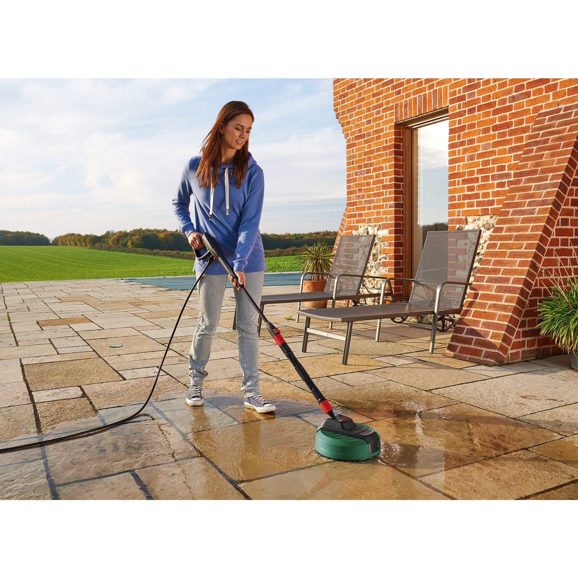Bosch Professional Hochdruckreiniger Bosch Heimwerken & Garten Terrassenreiniger