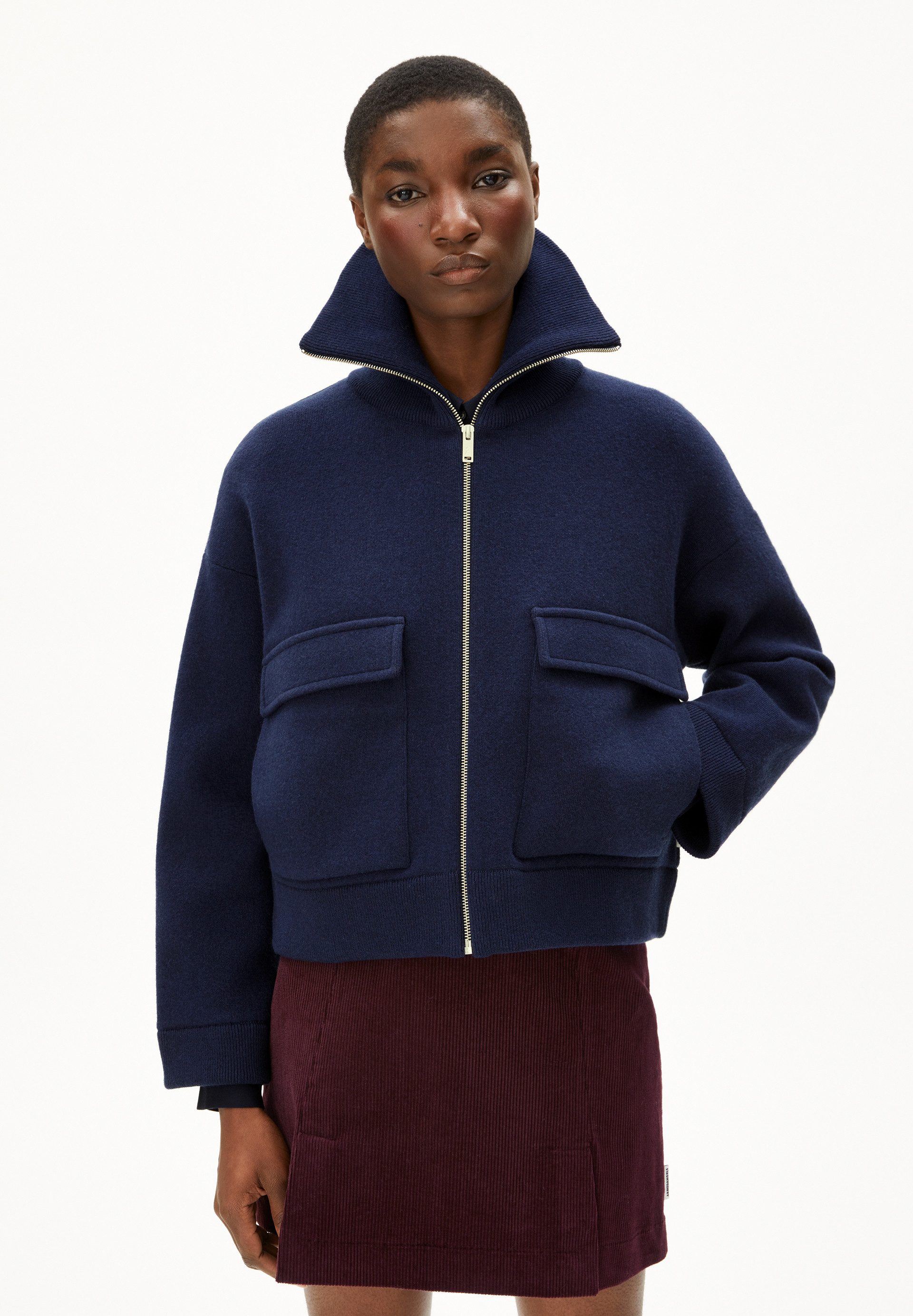 Armedangels Blouson JOANIAAS Strickjacke aus Bio-Woll günstig online kaufen