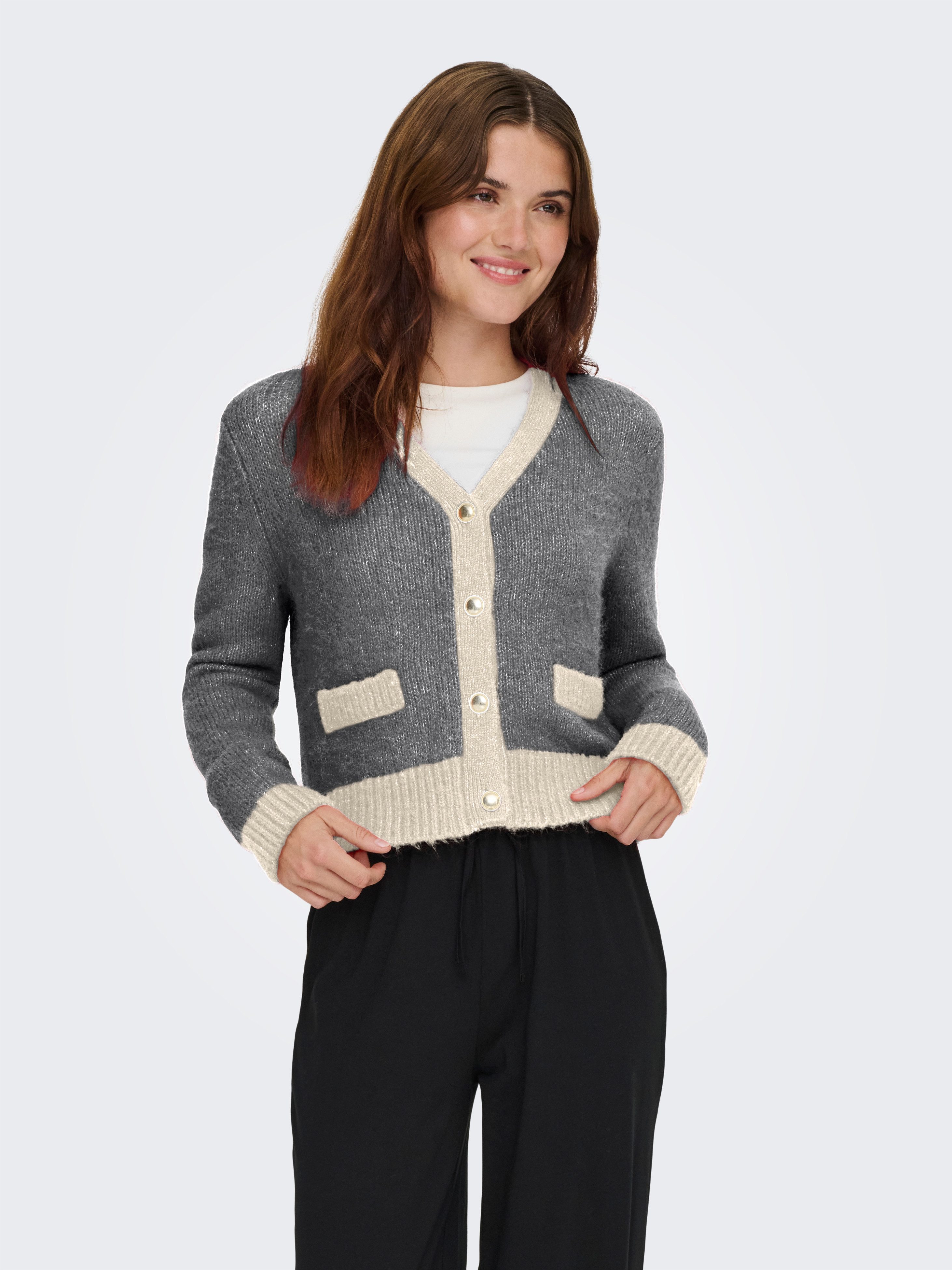 ONLY Strickjacke ONLMAGGIE LIFE LS V-NECK CARDI CC KNT günstig online kaufen