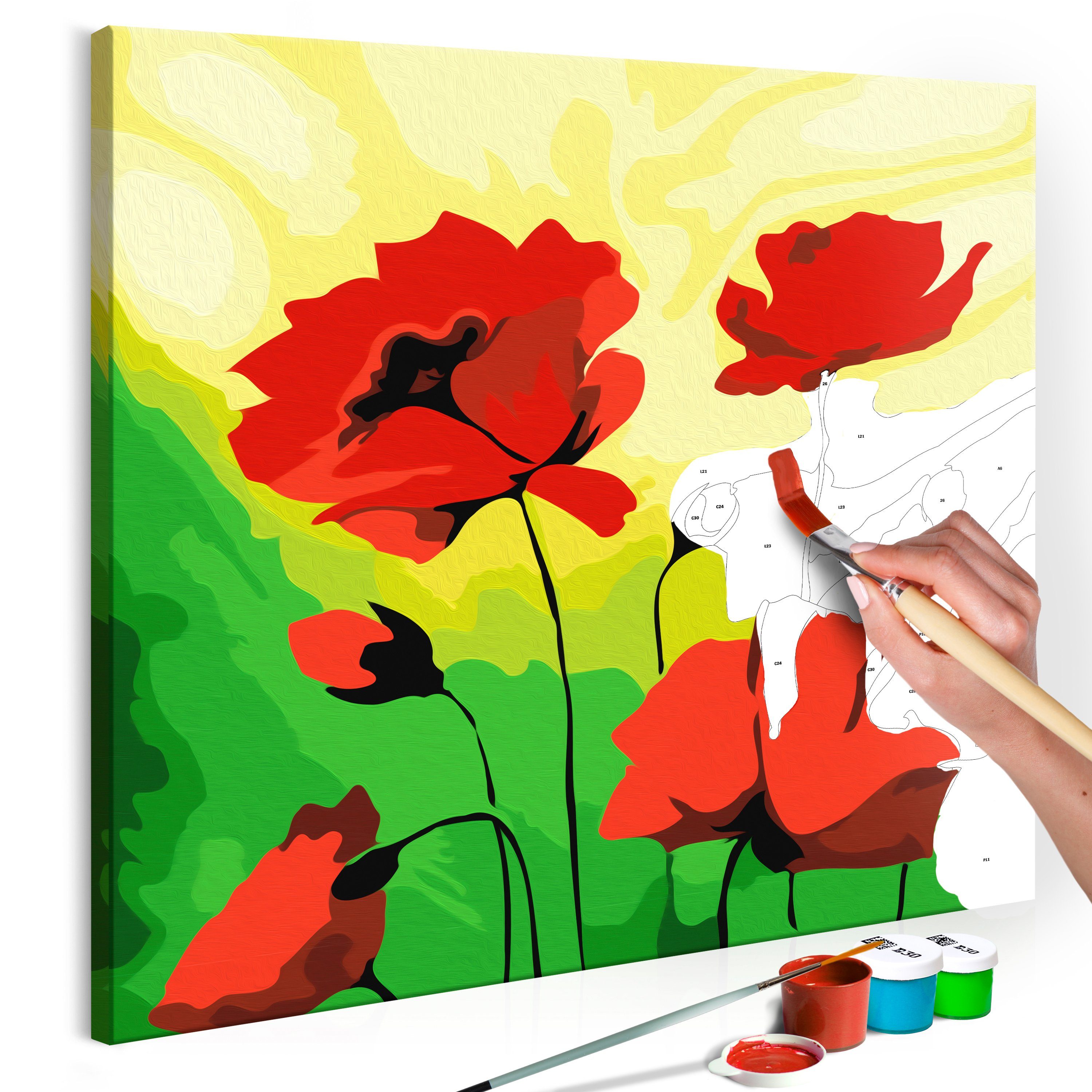 Artgeist Malen nach Zahlen »Mohnblumen« online kaufen | OTTO