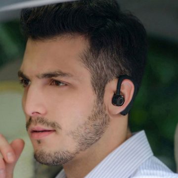 Retoo Bluetooth Headset In Ear-Ohrbügel EinOhr Freisprecheinrichtung Auto Bluetooth-Kopfhörer (Ultraleichtes Bluetooth 4.1 Handy Headset mit Mikrofon)