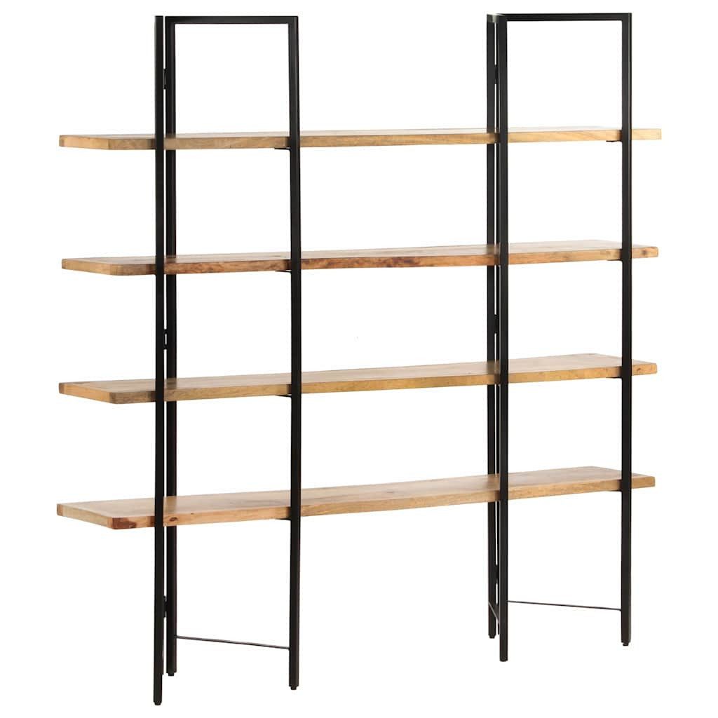 vidaXL Bücherregal Bücherregal mit 4 Regalböden 160x35x160 cm Massivholz, 1-tlg.