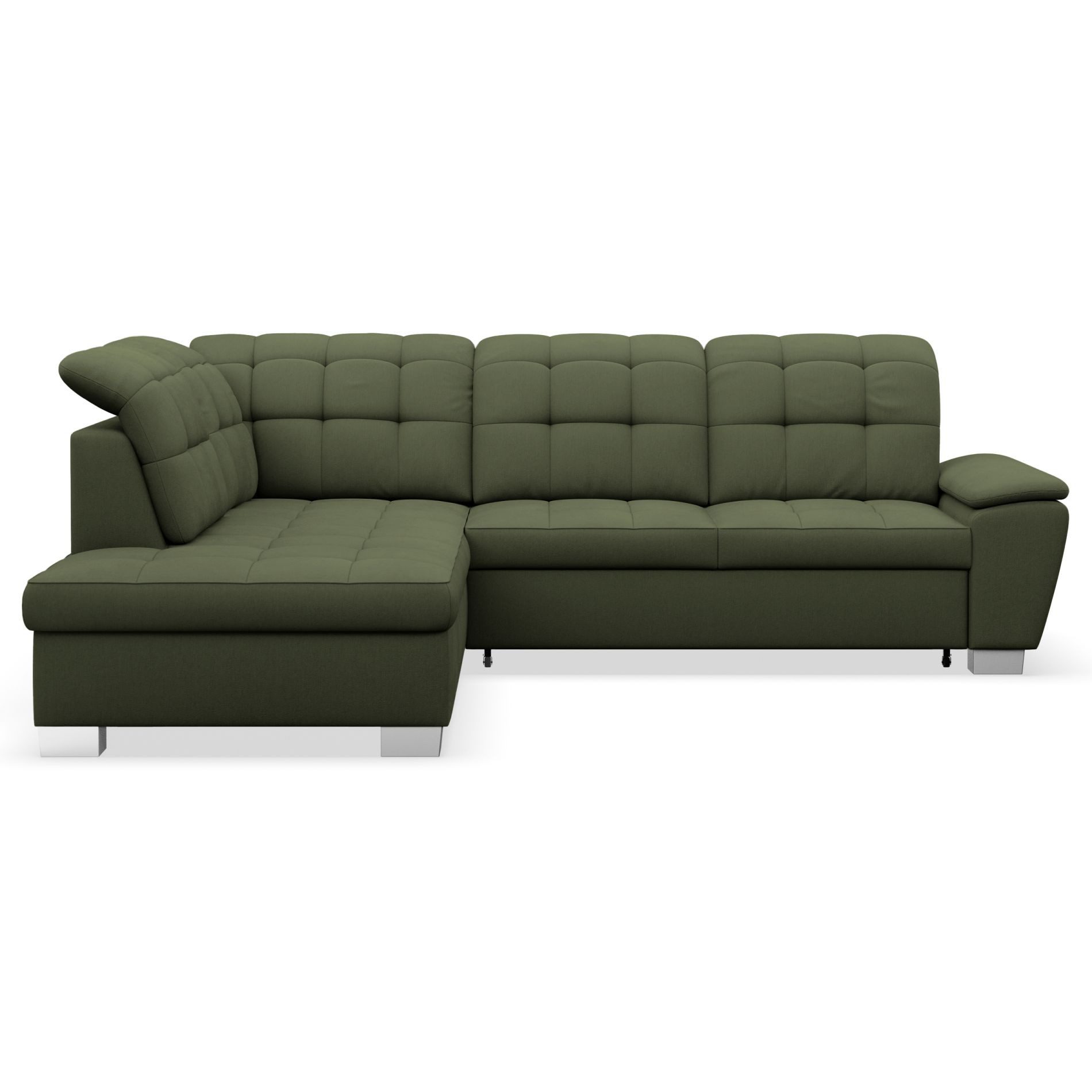 Selsey Ecksofa JAMAAL, Ecksofa mit Schlaffunktion, Bettkasten & Verita-Stoff, L-Form