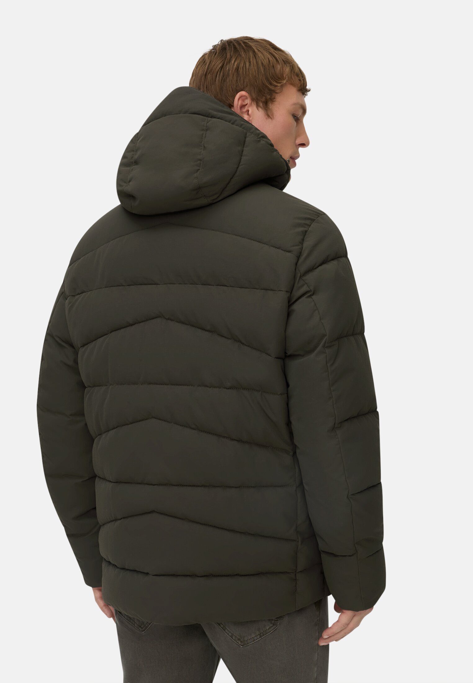 camel active Winterjacke mit abnehmbarer Kapuze Langarm Abnehmbare Kapuze günstig online kaufen
