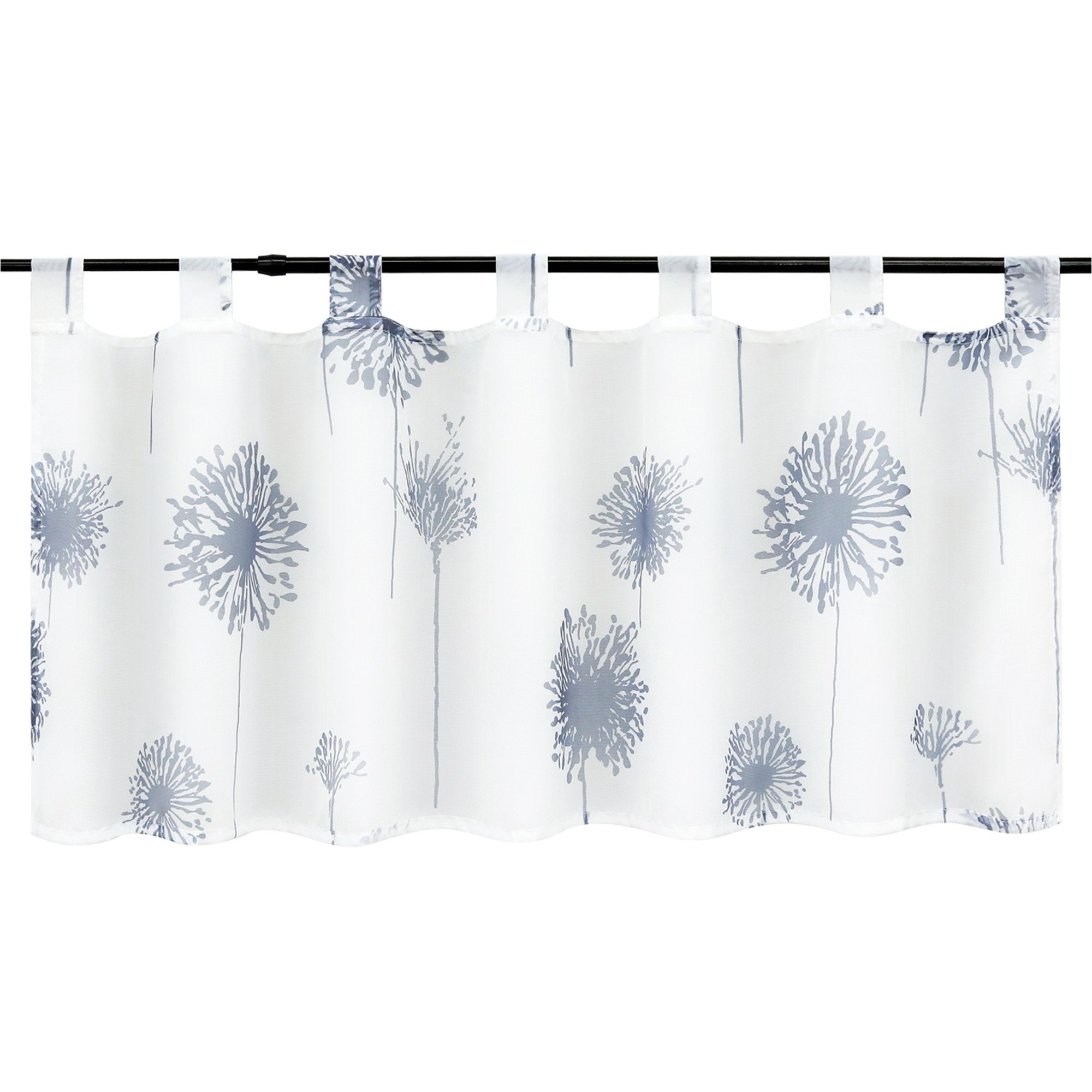 Joyswahl Scheibengardine (1 St), Schlaufen, transparent, Küche Kurzgardine günstig online kaufen