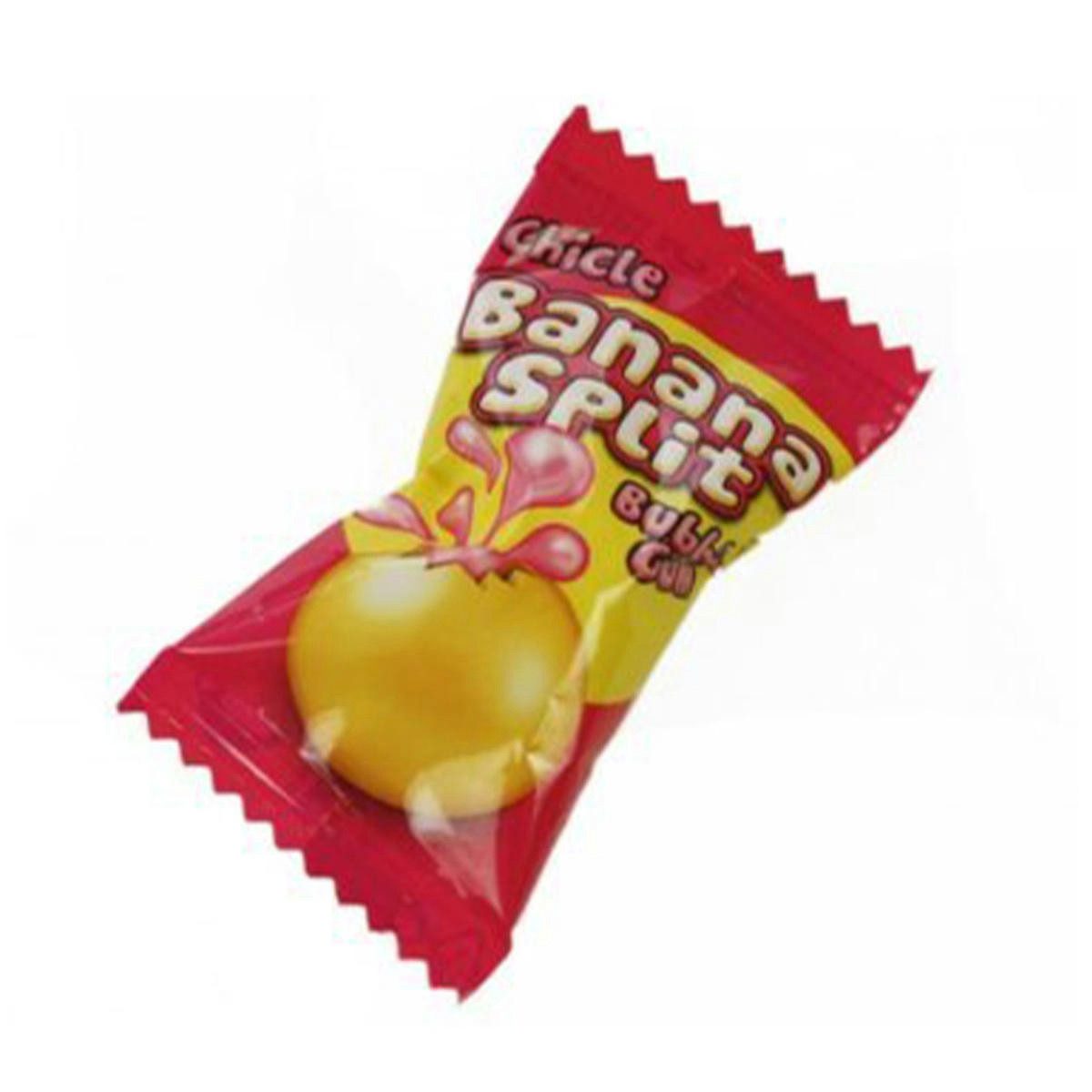 Fini Süßigkeit, Boom Bubble Gum Banana Split Kaugummi glutenfrei 200 Stück Display