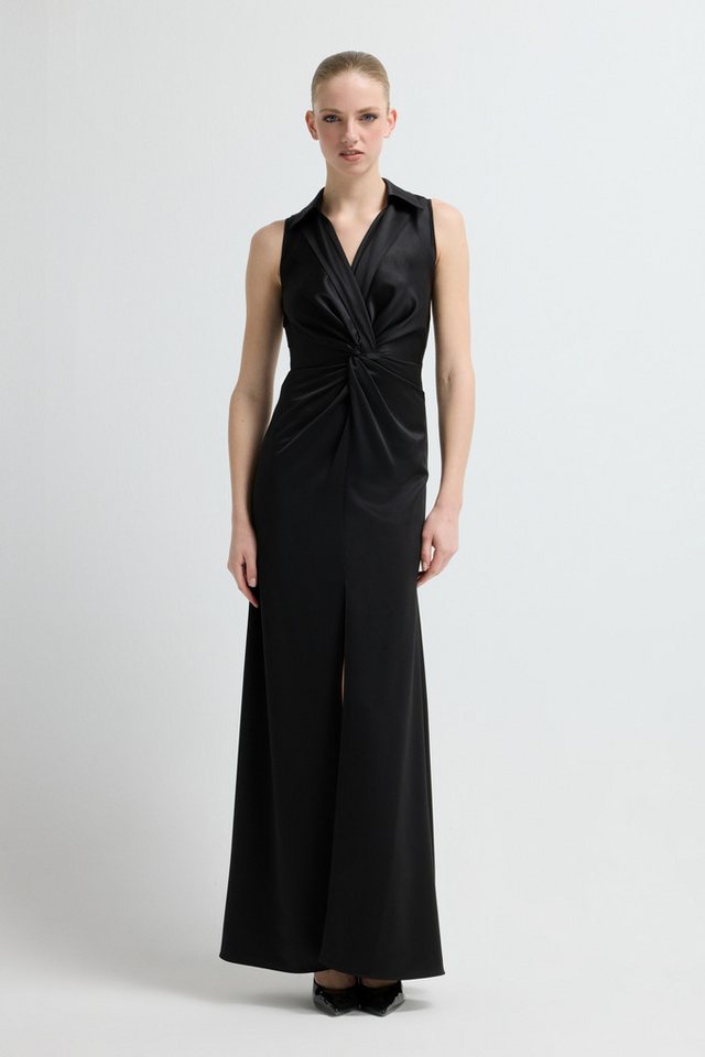 adL Cocktailkleid Geschlitztes Kleid mit gerafftem Detail
