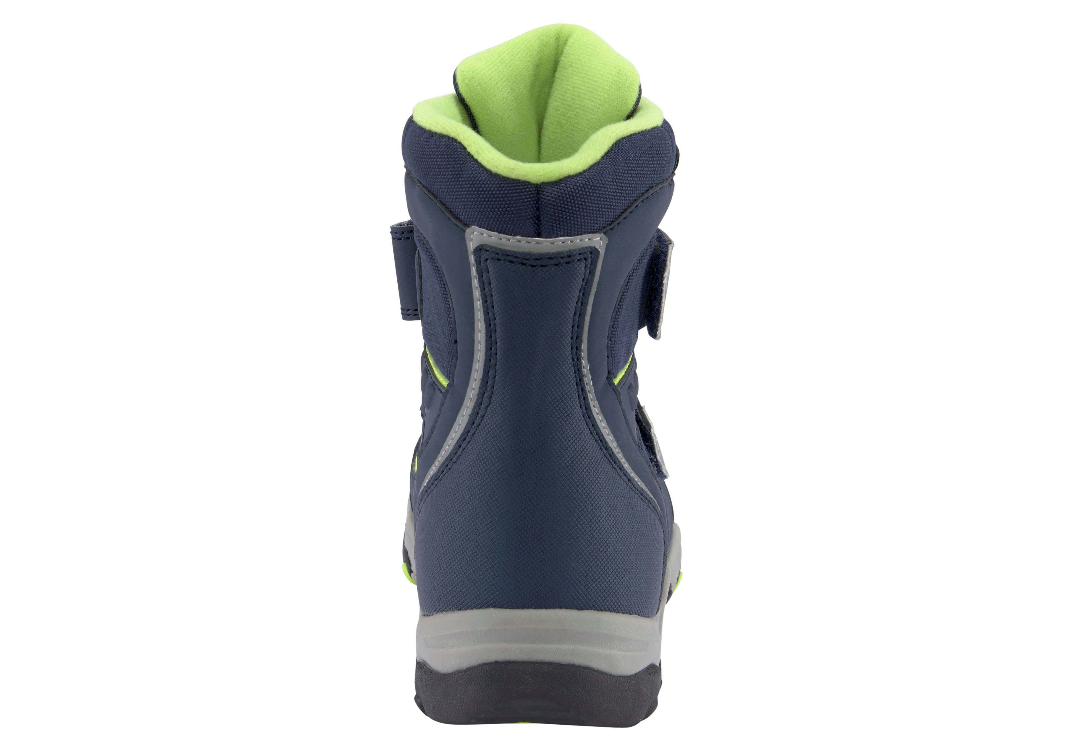 LEEVI Outdoorwinterstiefel Scout navy-lime