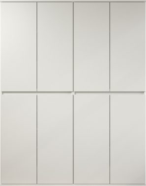 INOSIGN Garderoben-Set Novara, (Komplett-Set, 2-St), Garderobenschränke mit insgesamt 16 Fächern - (B/T/H) 148/34/191 cm