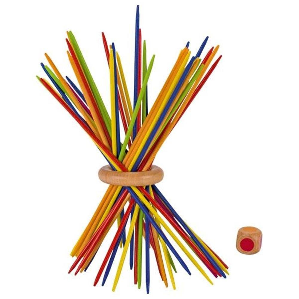goki Spiel Mikado Farbenfroh, 43-teilig, aus Holz, 18 cm
