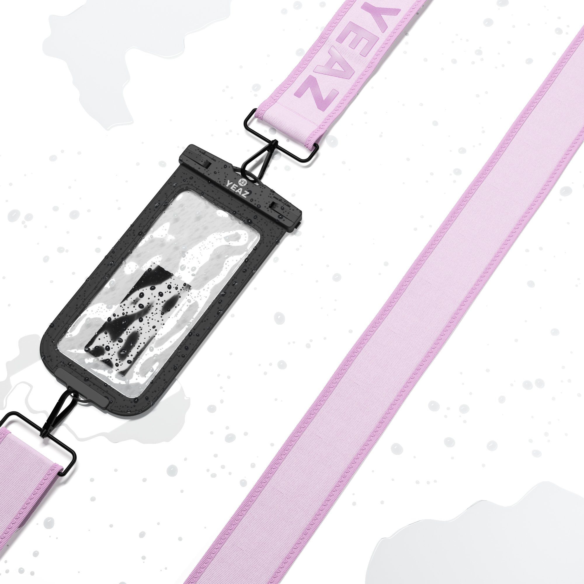 YEAZ Case zum Umhängen OCEAN SHOT Neopren-Gurt mit Handytasche, Neopren-Gurt mit Handytasche