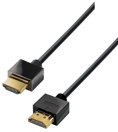 Maxtrack HDMI-Kabel, HDMI, HDMI auf HDMI (200 cm), High Speed HDMI-Kabel mit Ethernet, HDMI-Stecker 19 pol.