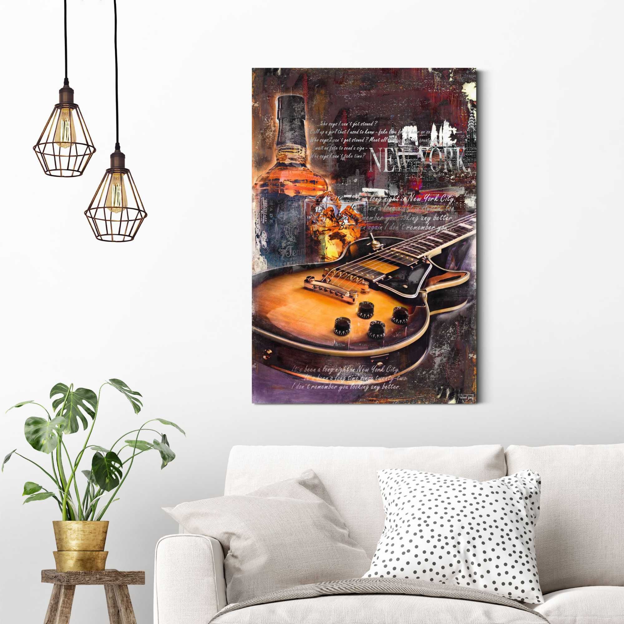 Reinders! Deco-Panel Gitarre & Whiskey, 60/90 günstig online kaufen