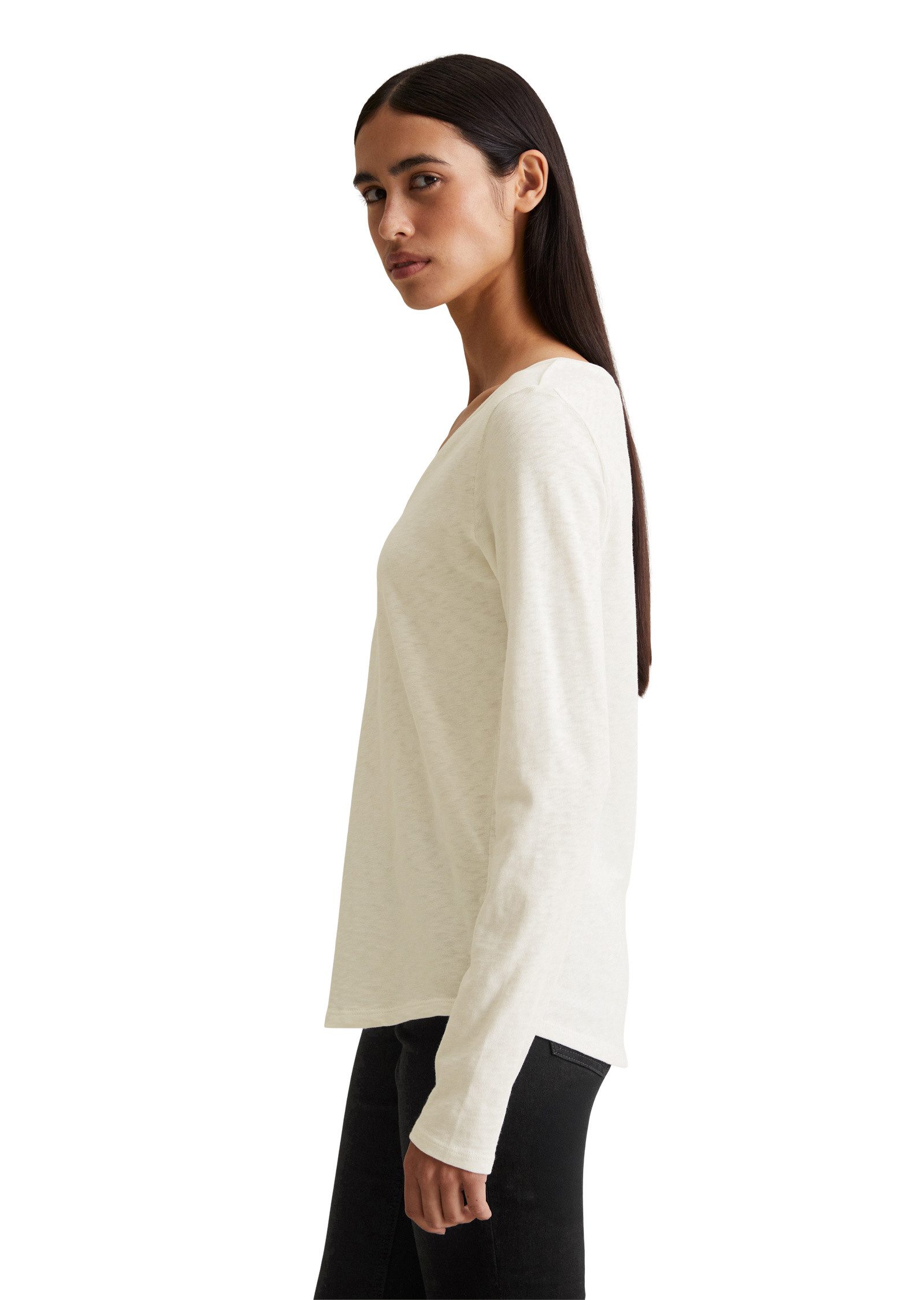 Marc O'Polo DENIM Langarmshirt aus Premium Organic Cotton