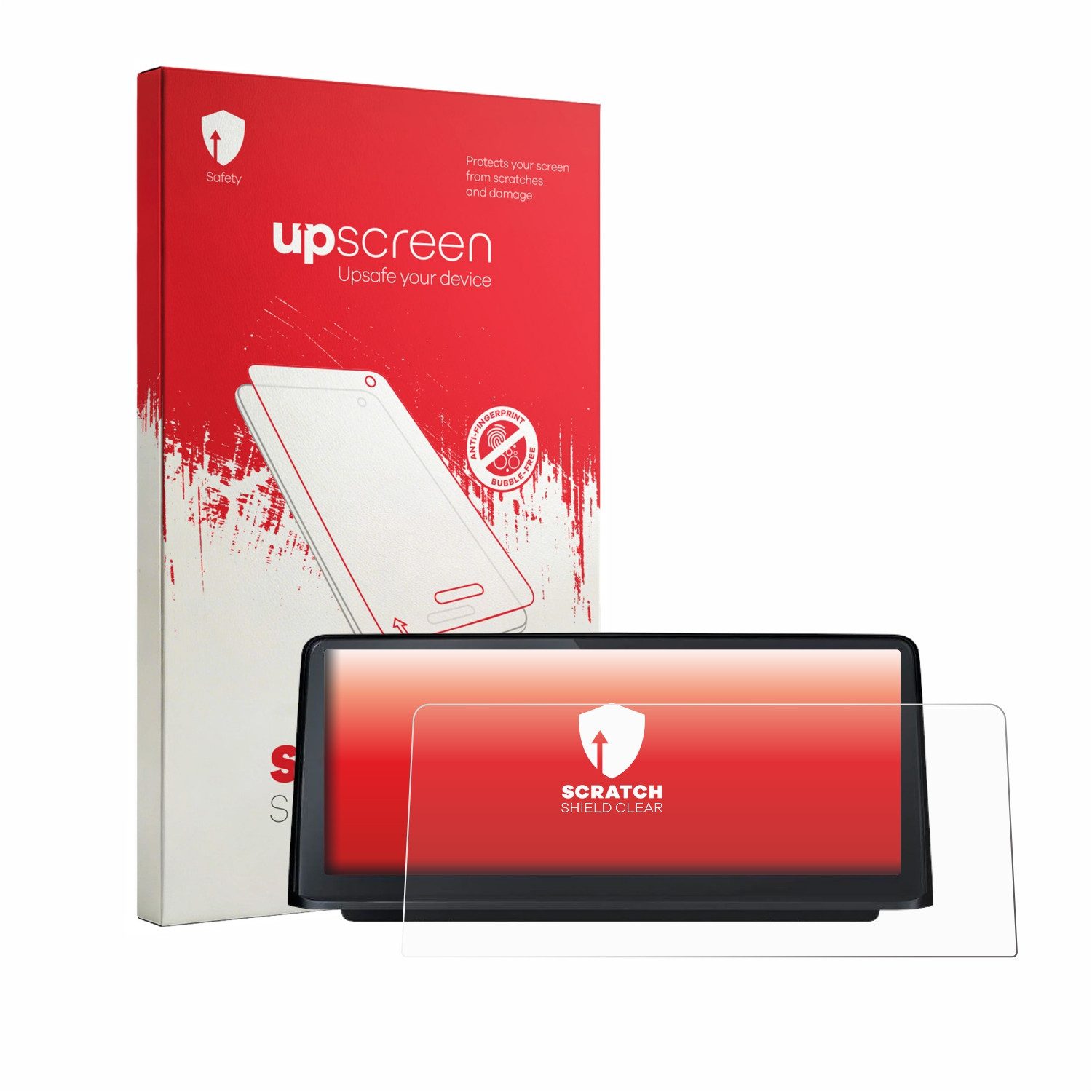 upscreen Displayschutzfolie Schutzfolie für Ewaying BMW 3/4 Android Headunit 10.25", Displayschutz Schutz Folie Klar Transparent