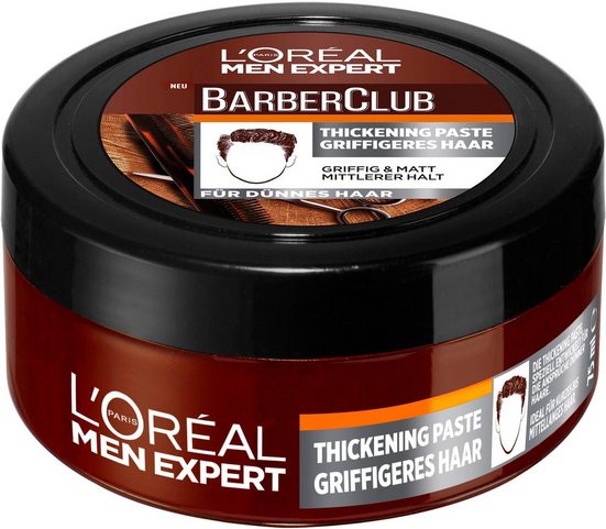 L'ORÉAL PARIS MEN EXPERT Styling-Creme »Barber Club Thickening Paste Griffigeres Haar«