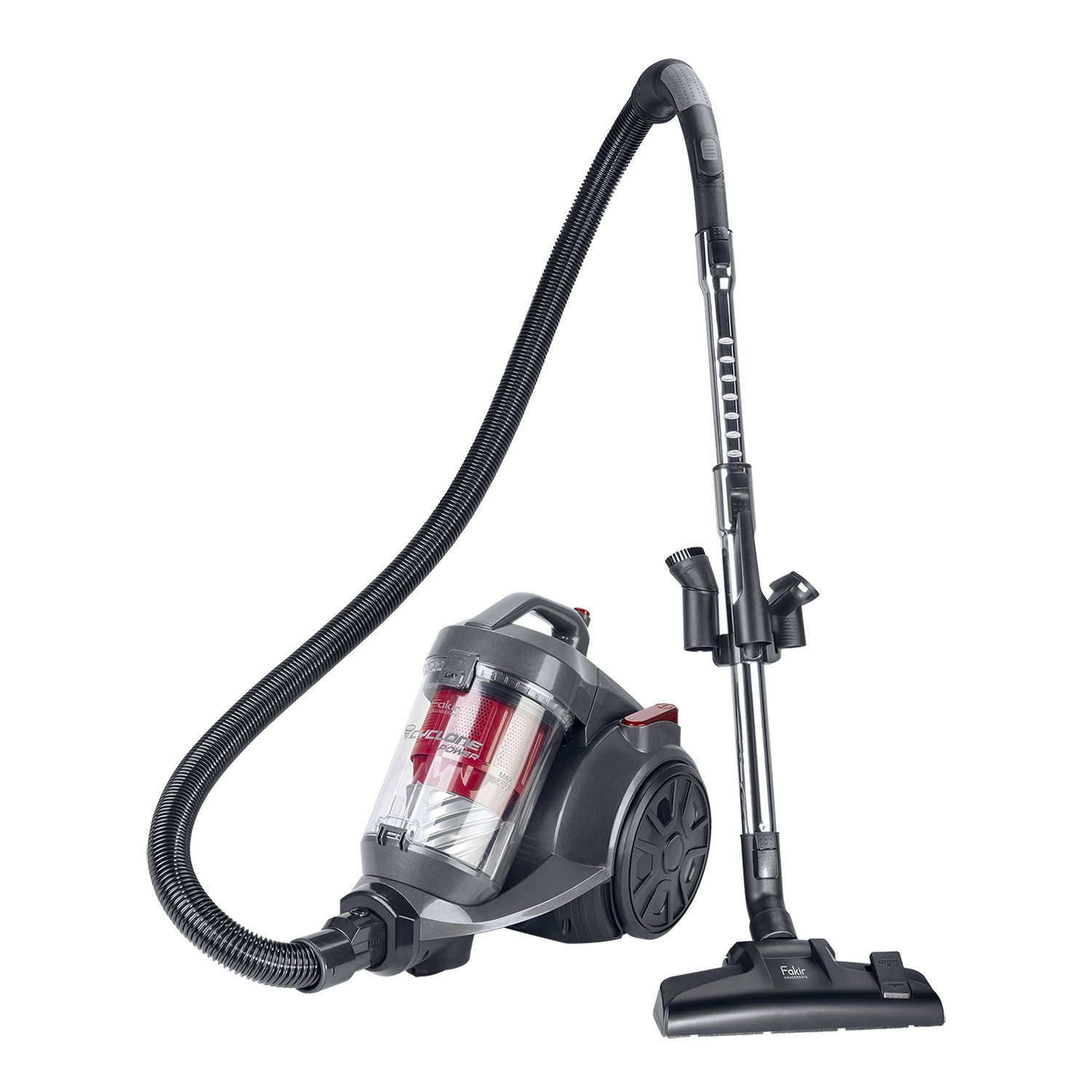 FAKIR Bodenstaubsauger trend BL 240 Bodenstaubsauger beutellos, 700 W, beutellos, geeignet für Allergiker, Hartboden, Teppichboden