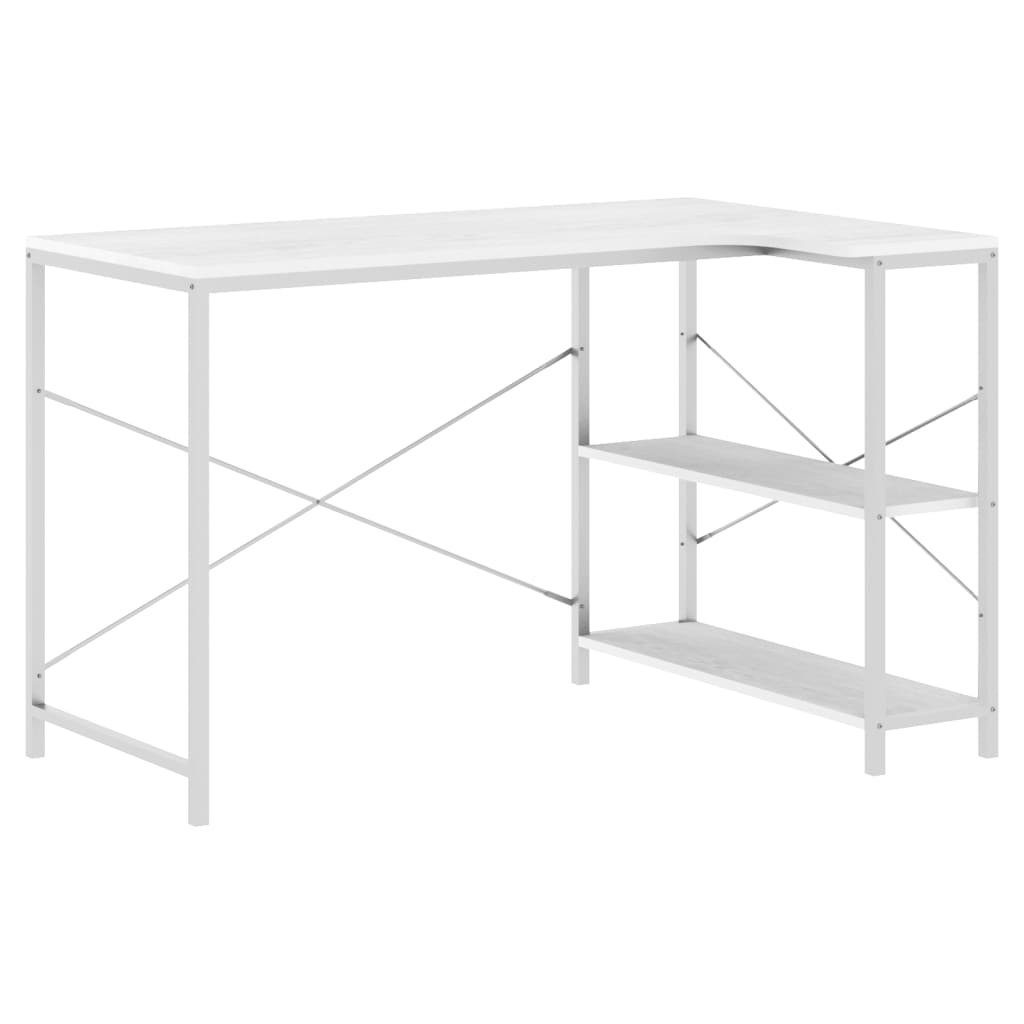 vidaXL Schreibtisch Computertisch Weiß 110x72x70 cm Holzwerkstoff