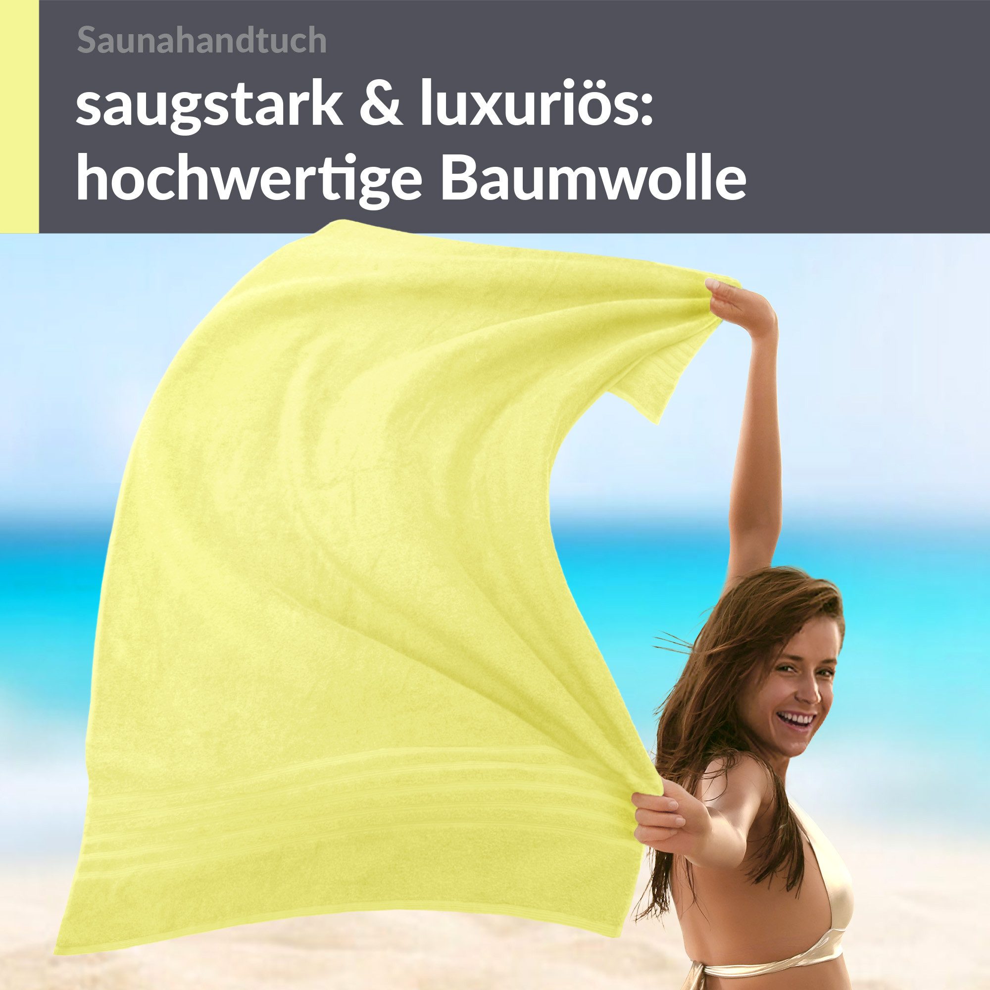 Lashuma Saunatuch XXL Handtuch London, Frottee günstig online kaufen