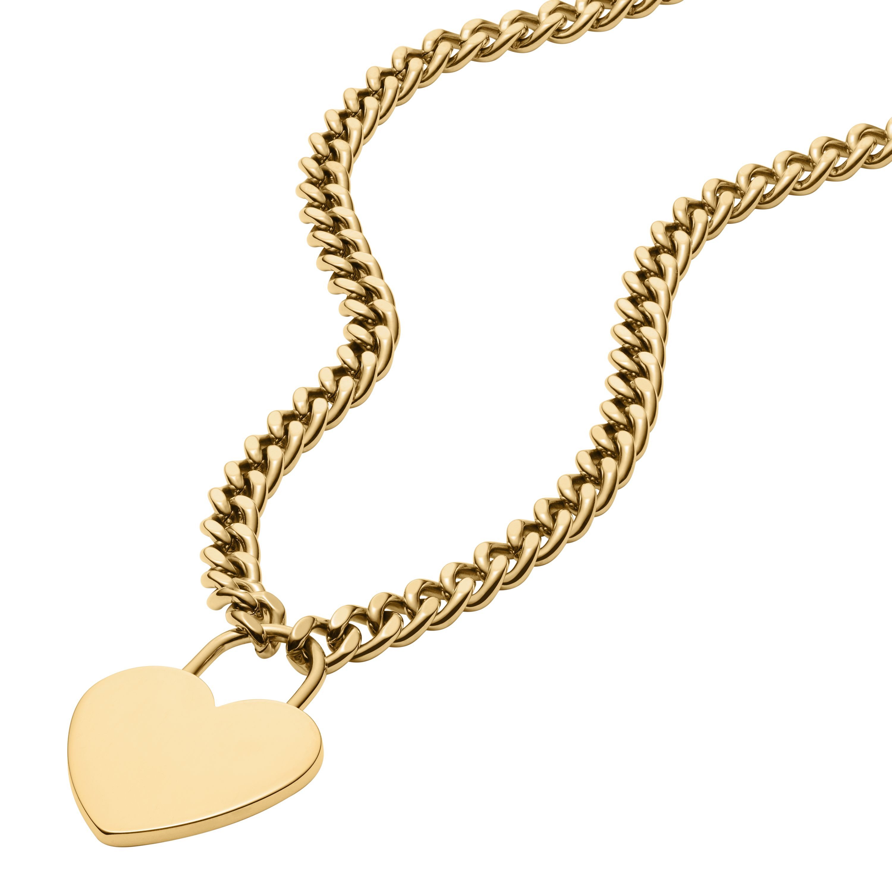 Kette mit Anhänger Schmuck Geschenk Edelstahl SUTTON Herz