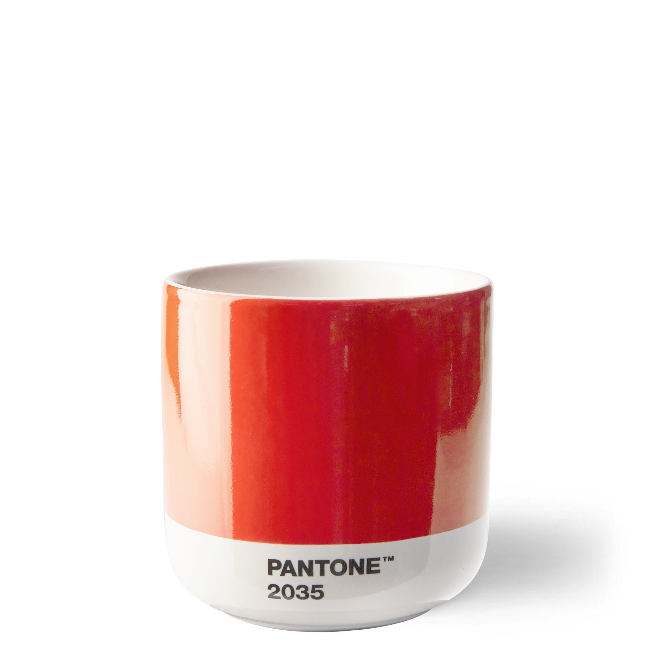 PANTONE Becher, Fine China Porzellan, Porzellan-Thermobecher Cortado