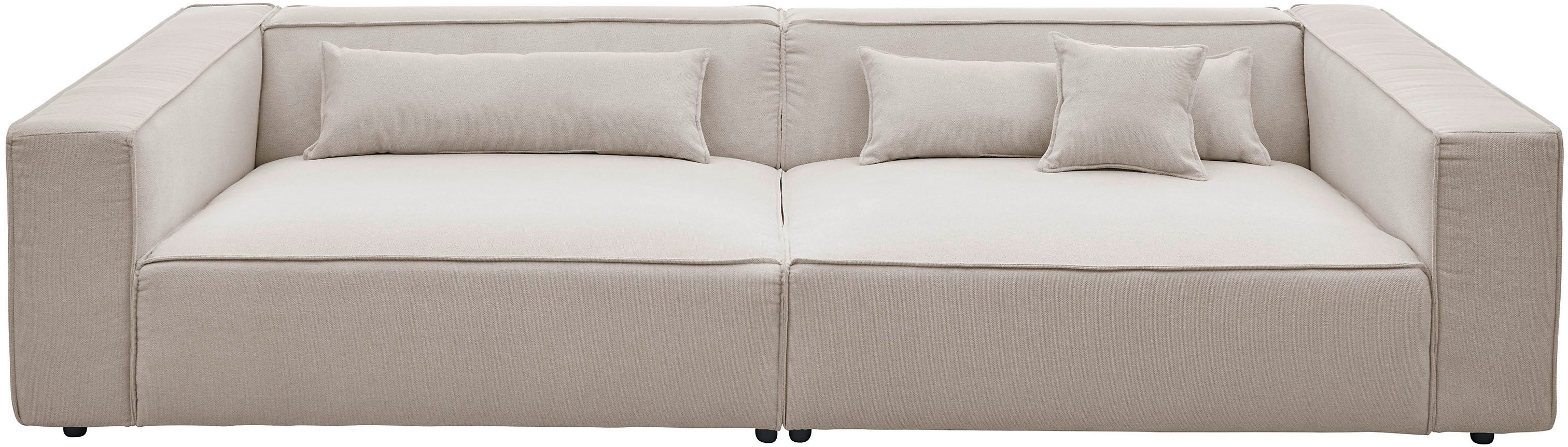 LeGer Home by Lena Gercke 3-Sitzer PIARA XXL, Sofa mit Kedernaht in Cord, L günstig online kaufen