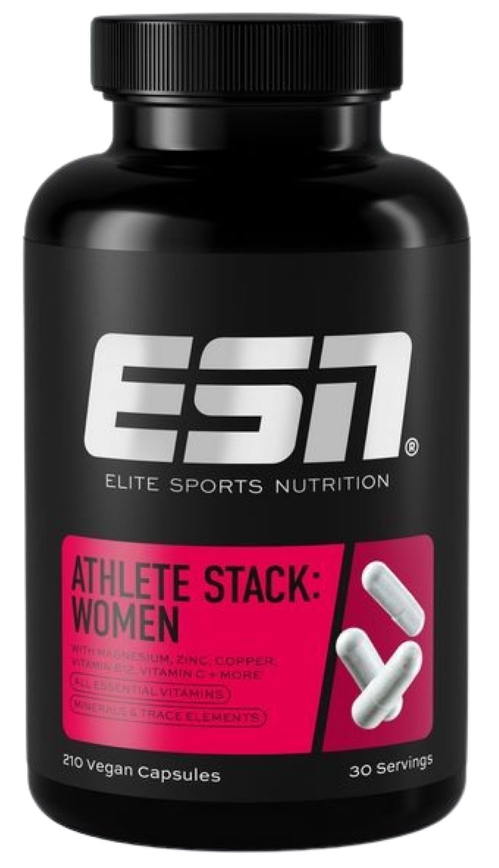 ESN ESN Athlete Stack Women, 210 Kapseln Kapseln, 181 g