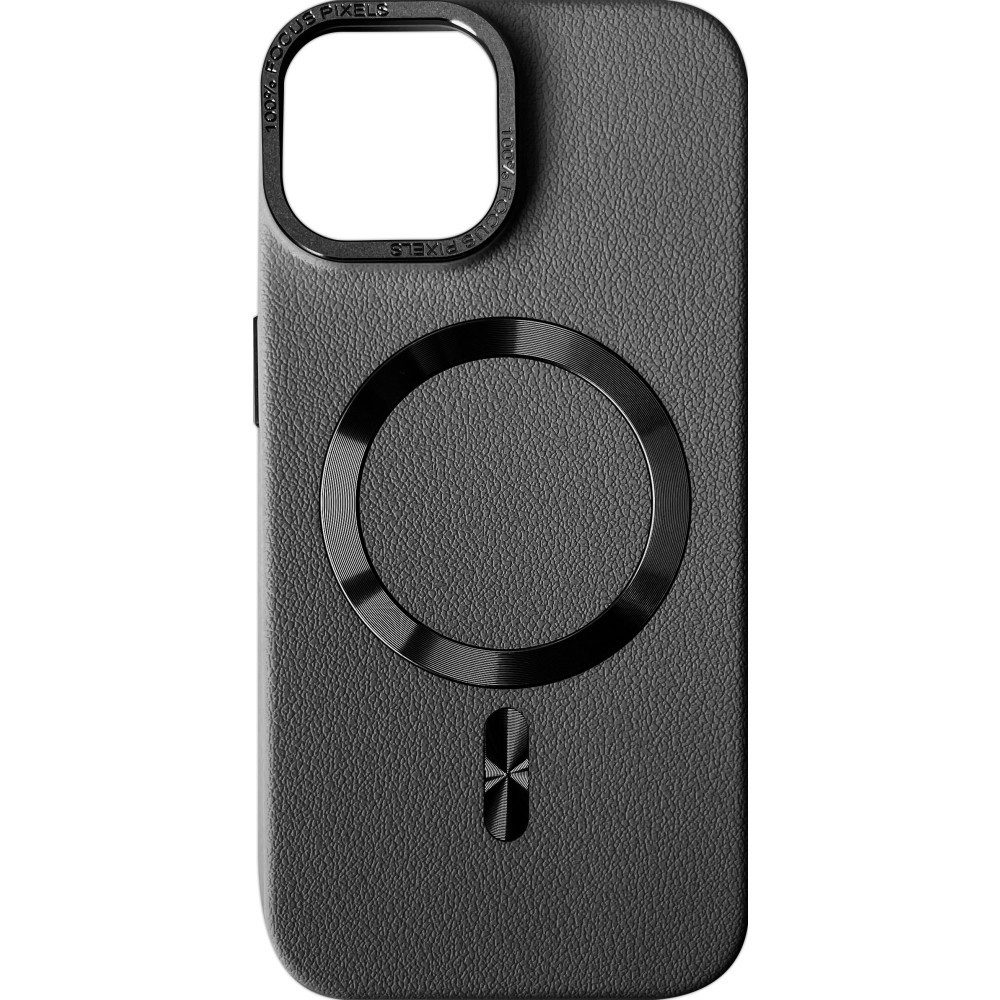 Peter Jäckel Handyhülle FUN MagSafe Cover Style für Apple iPhone 15 Black (21295) Handyhülle