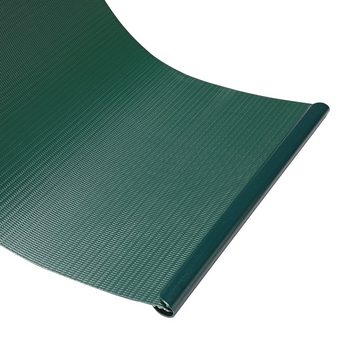 Feel2Home Doppelstabmattenzaun PVC Sichtschutzstreifen 35 oder 65 Meter Hellgrau Grün Sichtschutz, Blickdichte Qualität
