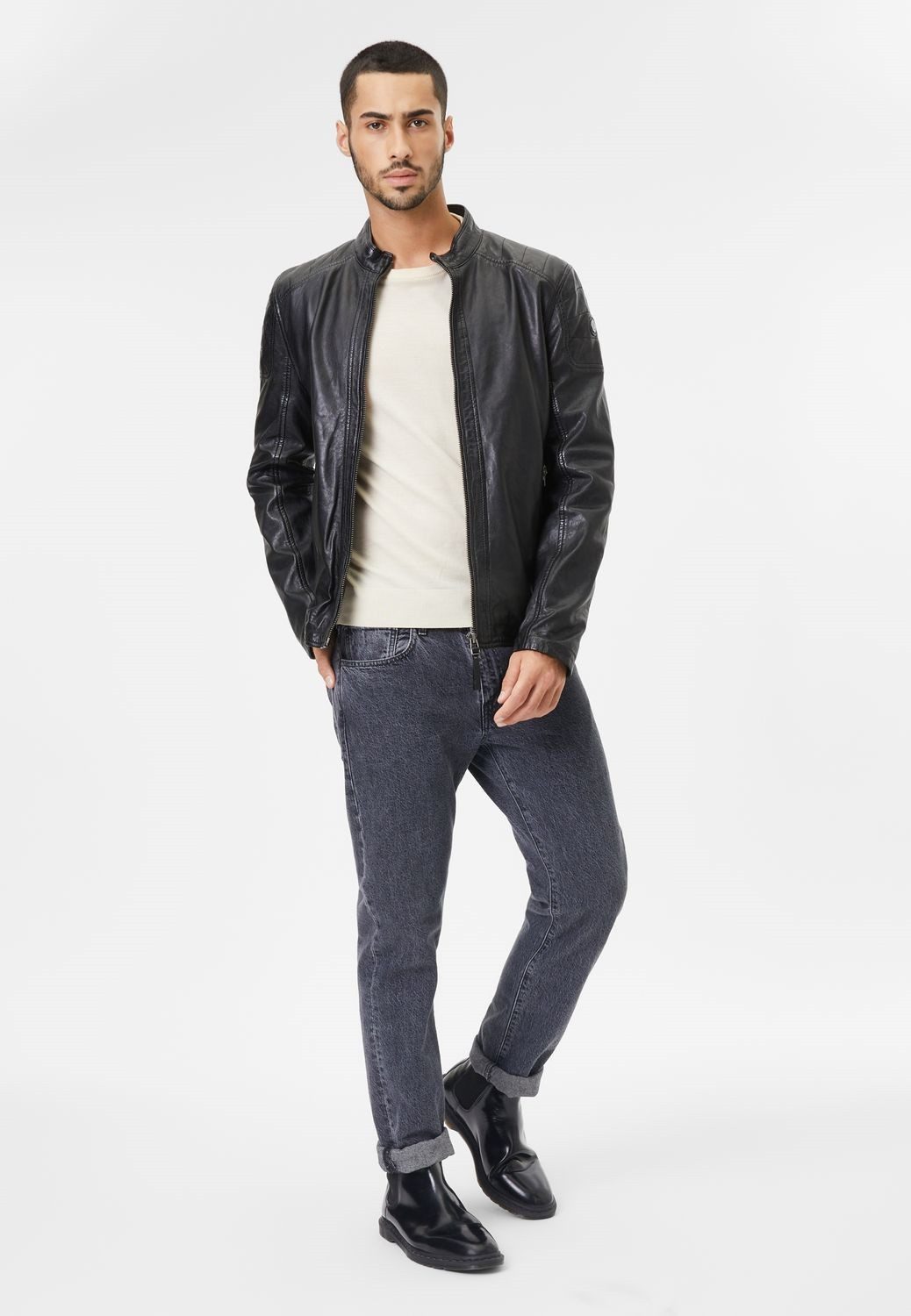 Gipsy by Mauritius Lederjacke GMChardy leichte Bikerjacke aus feinem Lammleder